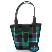 Handbag, Purse, Hirta Bucket Bag, Galbraith Tartan